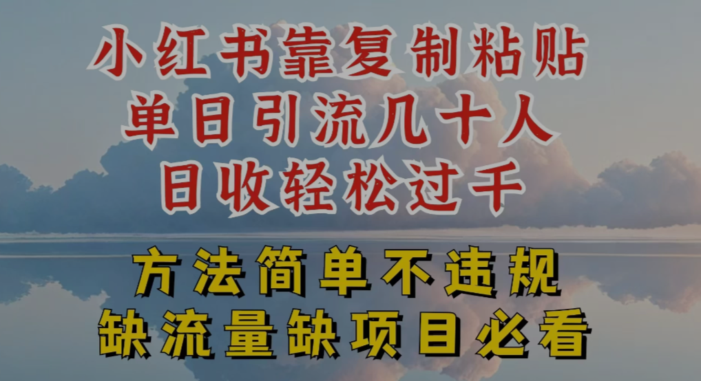 你还在做小红书图文带货和接商单吗，限流就算了，还不赚钱，现在最变态的赚钱方法，还得是暴力引流，私域变现