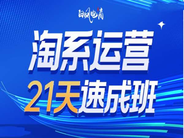 白凤电商第39期-淘系运营21天速成班(更新25年5月)，0基础轻松搞定淘系运营，不做假把式