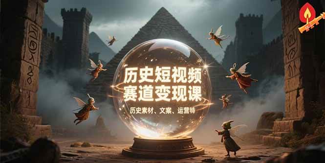 历史短视频赛道变现，百分百过原创，轻松日入200+