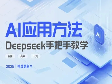 DEEPSEEK实际应用技巧—手把手教学版，实用高效干货