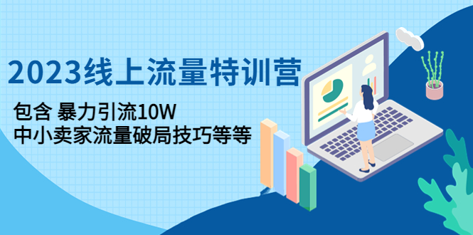 2023线上流量特训营：包含暴力引流10W+中小卖家流量破局技巧等等