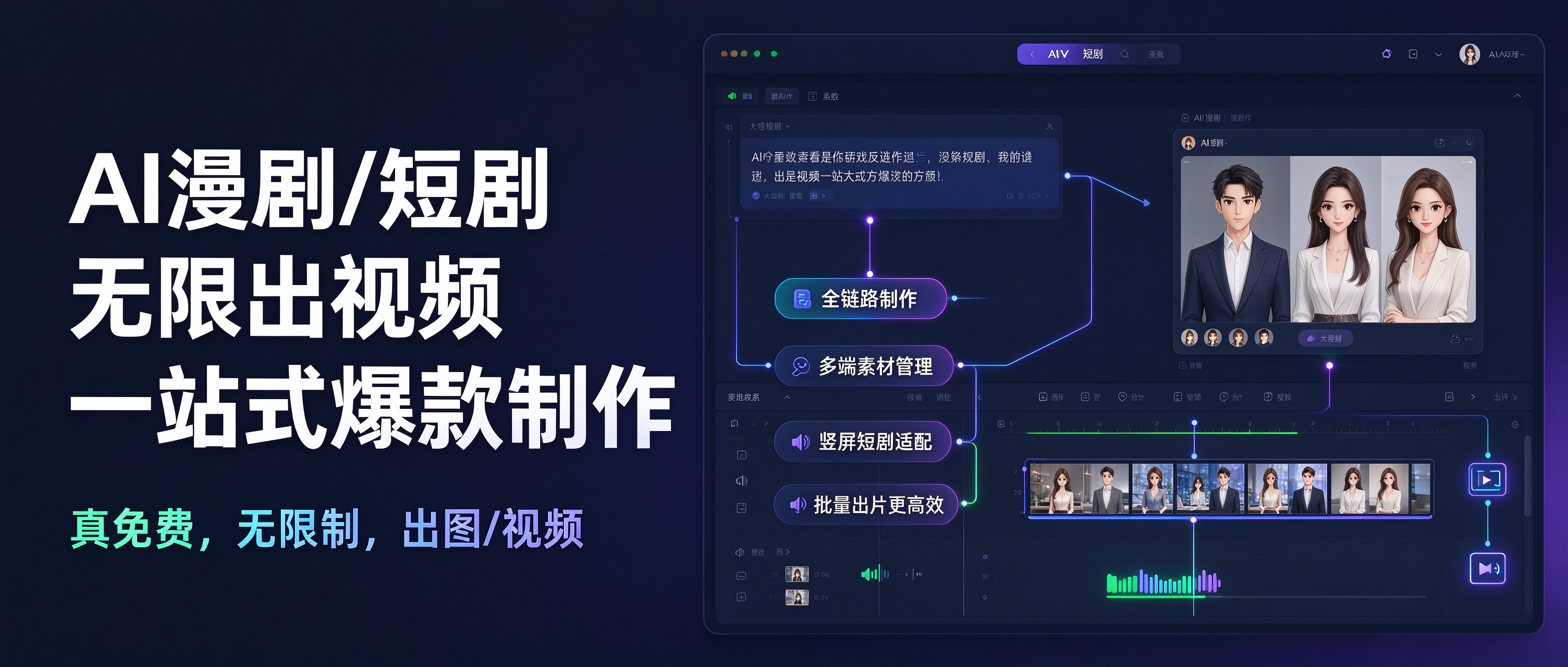 外面收费688的AI漫剧/短剧全自动一键制作软件，一个工具本地部署批量制作【制作软件+使用教程】-全民创业网