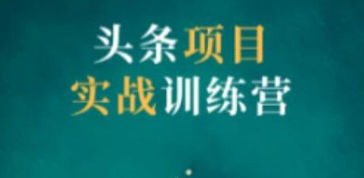 头条项目资金投入很少，后期可以持续地赚钱【价值799】