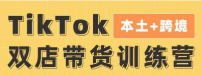 TIKTOK SHOP本土+跨境第16期，双店带货训练营，出海抢占全球新流量，一店卖全球